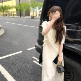 【现货】胸口木耳边短袖显瘦连衣裙MMJ5129-P115-K168，女装连衣裙，浙宝233