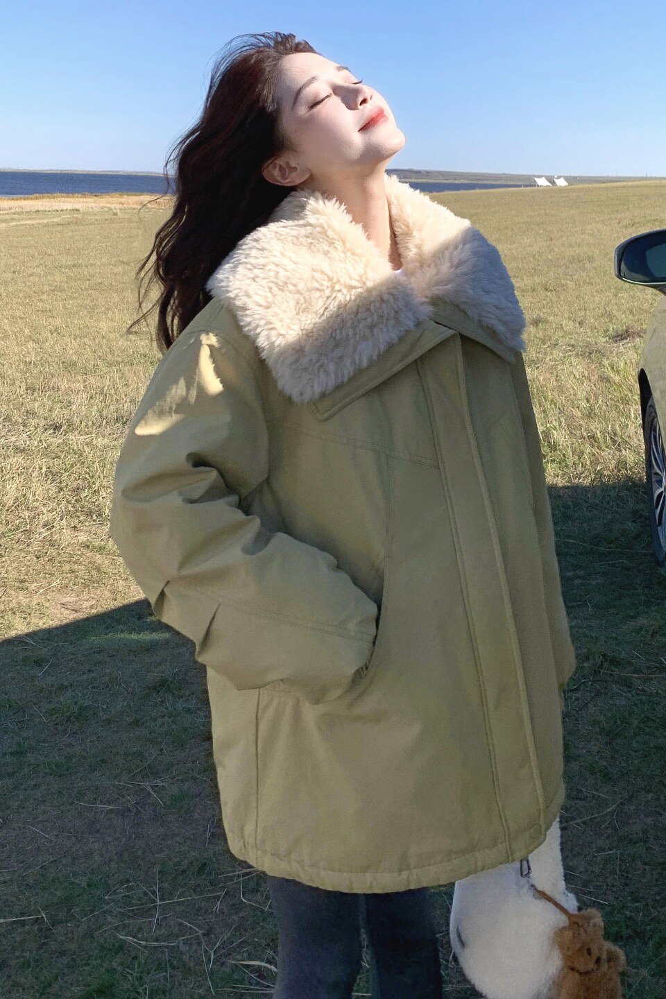 现货冬装新款韩版龟背设计中长款90绒羽绒服MMJ8066-P380-控588,女装羽绒服,浙宝233