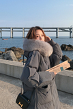 2022冬韩版长款袖子翻边宽松衣MMJ1618P190控价268已出大货，女装棉衣/棉服，浙宝233