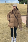 数据【已出货】加厚90绒连帽韩版羽绒服MMJ3518-P285-K438，女装羽绒服，浙宝233