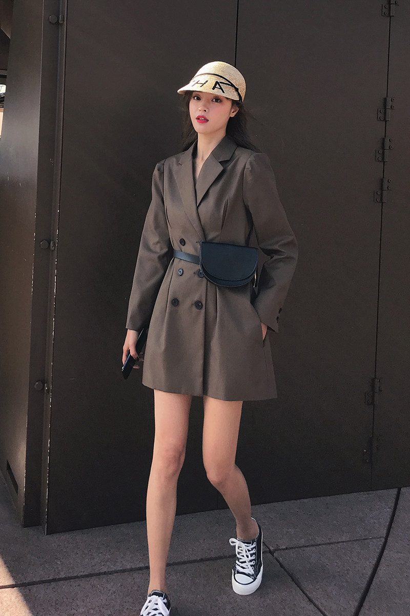 主推秋装新款小个子收腰西装连衣裙MMJ618P120控价178已出货,女装西装,浙宝233