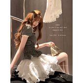 Lazy 天丝16米蕾丝超重工短裙多层防走光高腰蓬蓬裙 Didi人生时刻