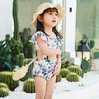 Đồ bơi trẻ em Cô gái Xiêm Dễ thương Hoa Slings Tối Tam giác Đồ bơi Trẻ em 2019 Hàn Quốc - Bộ đồ bơi của Kid áo tắm trẻ con