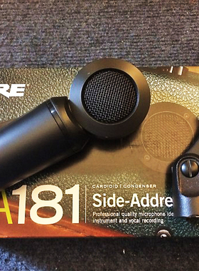 Shure/舒尔 PGA181LC电容话筒/麦克风吉他音箱家庭录音人声打击乐