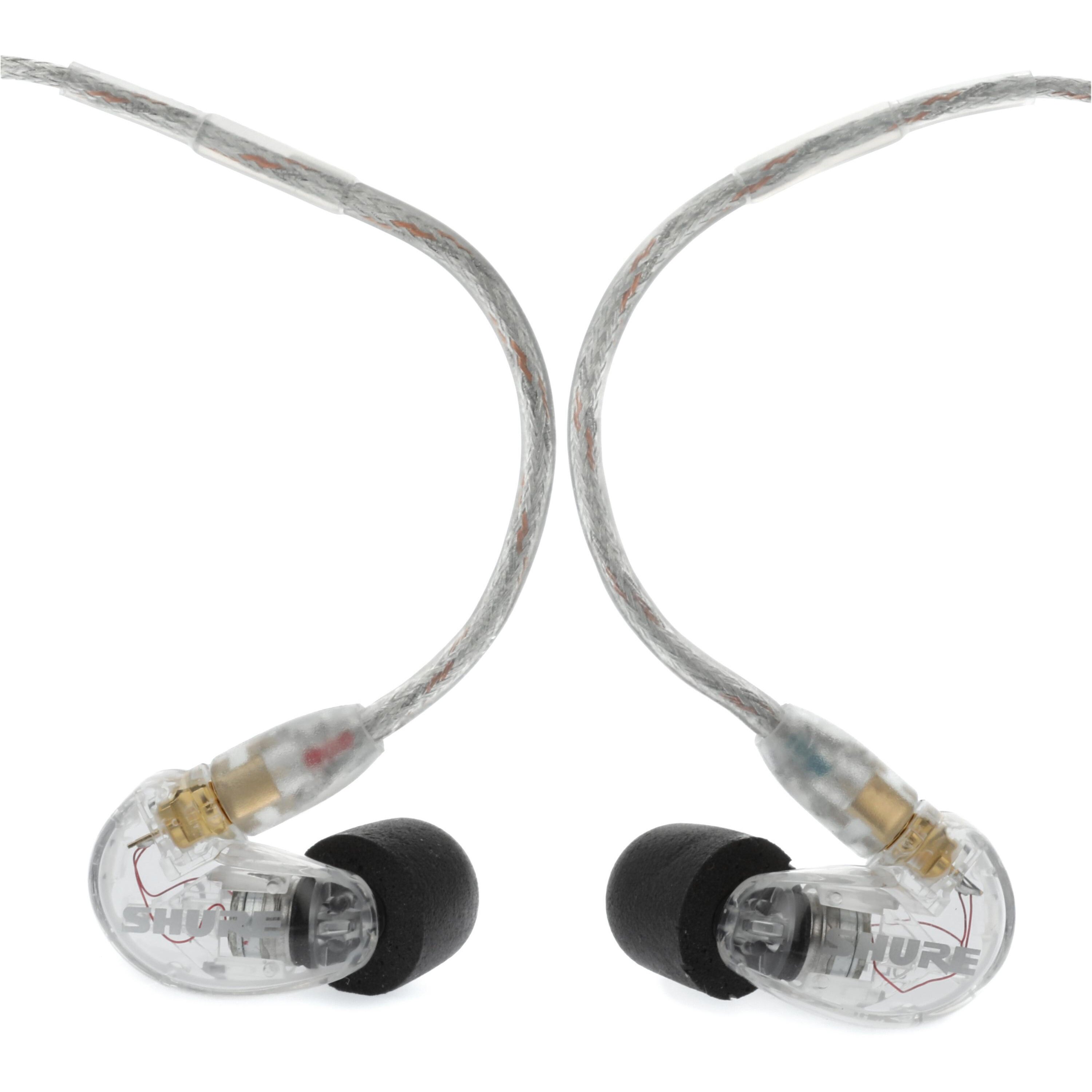Shure/舒尔 SE215 隔音入耳式耳机 - 透明款