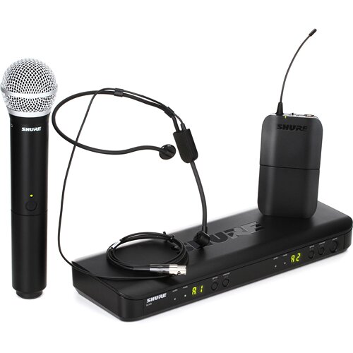 Shure/舒尔 BLX1288/P31 无线手持头戴话筒麦克风套装
