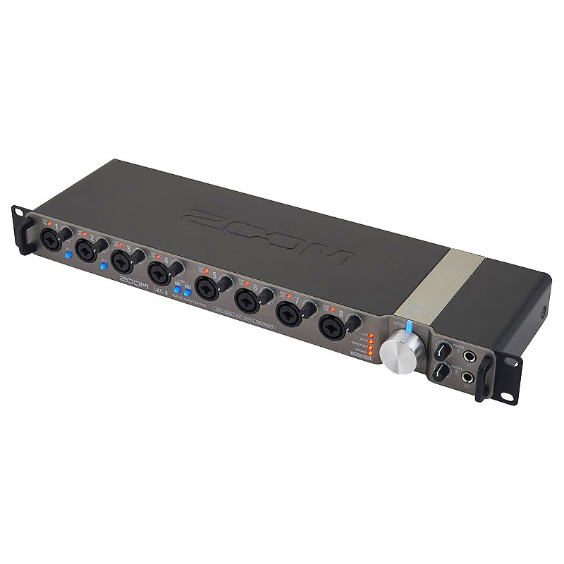 ZOOM UAC-8 八路/轨/通道USB3.0专业音频接口/声卡话放录混音编曲