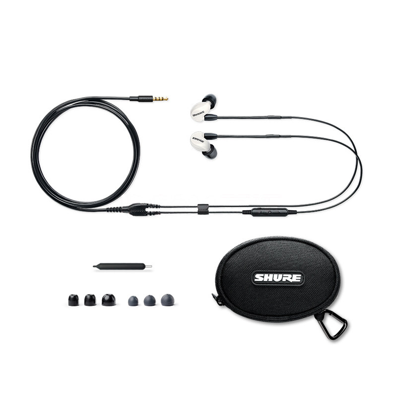 Shure/舒尔 SE215M+SPE 隔音耳机特别版带线控和通话筒麦克风听歌