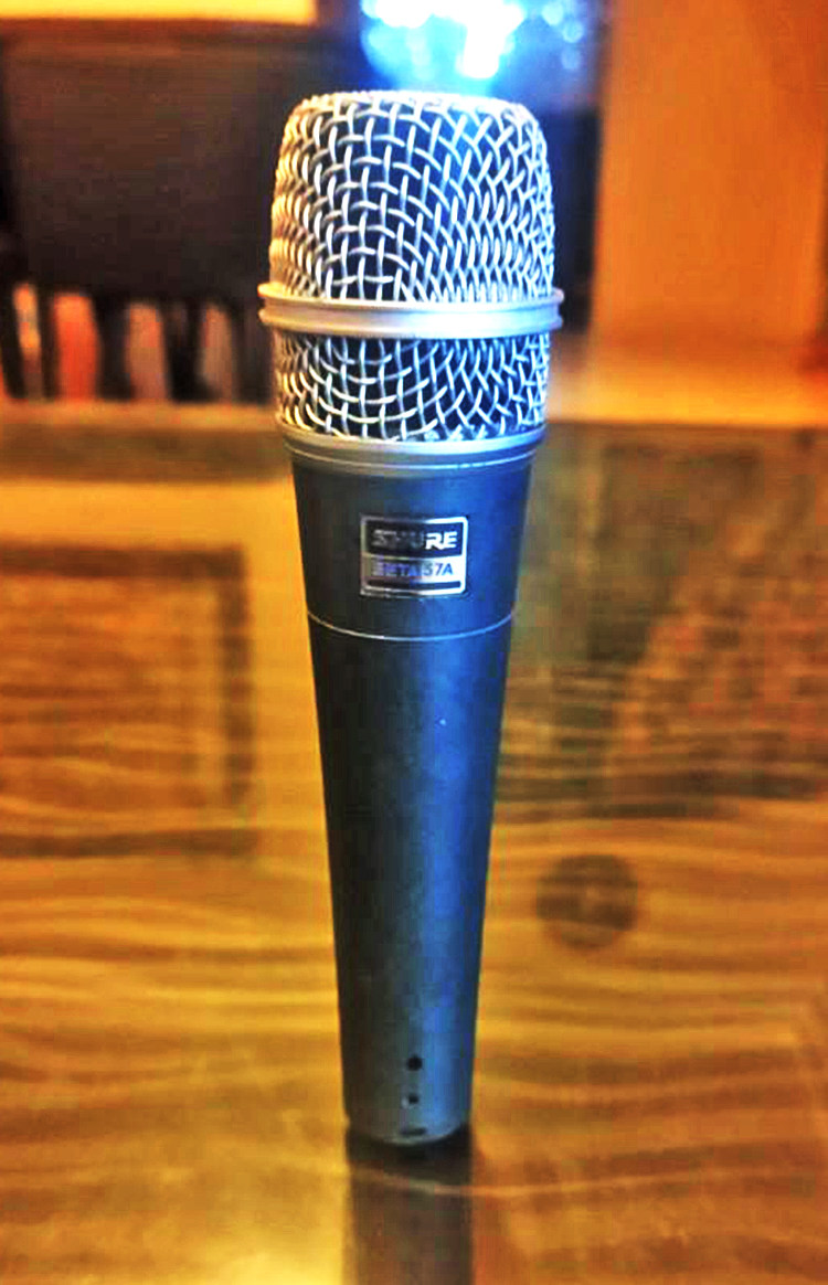 Shure/舒尔 BETA57A 吉他萨克斯军鼓歌手录音乐器话筒/麦克风正品