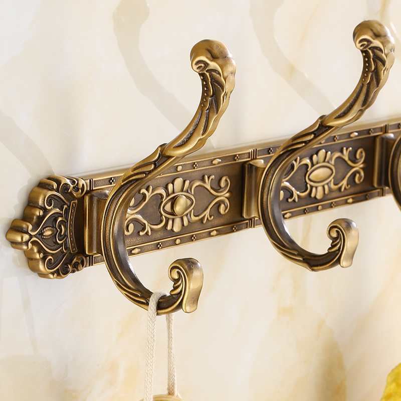 太空铝免打孔壁挂式衣钩