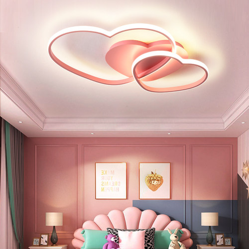 卧室LED吸顶灯新款爱心灯具