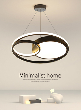 餐厅吊灯简约现代客厅主卧室餐桌饭厅吧台阳台灯2025新款中山灯具