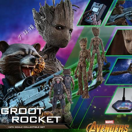 HotToys复仇者联盟3树人浣熊套