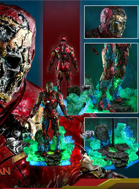 全新现货 HotToys HT MMS580 1/6 蜘蛛侠2 幻象死亡钢铁侠MK46