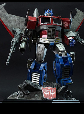 HotToys HT TF001 变形金刚G1 擎天柱红蜘蛛合体版 Optimus Prime