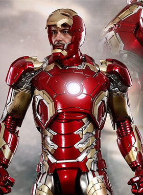 全新现货 HotToys HT MMS278-D09 复仇者联盟 合金压铸钢铁侠MK43