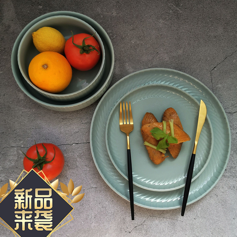 圆形泡面碗早餐盘