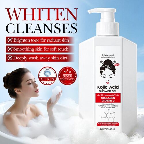 Kojic Acid Collagen VC Whitening Shower Gel 曲酸维C沐浴露