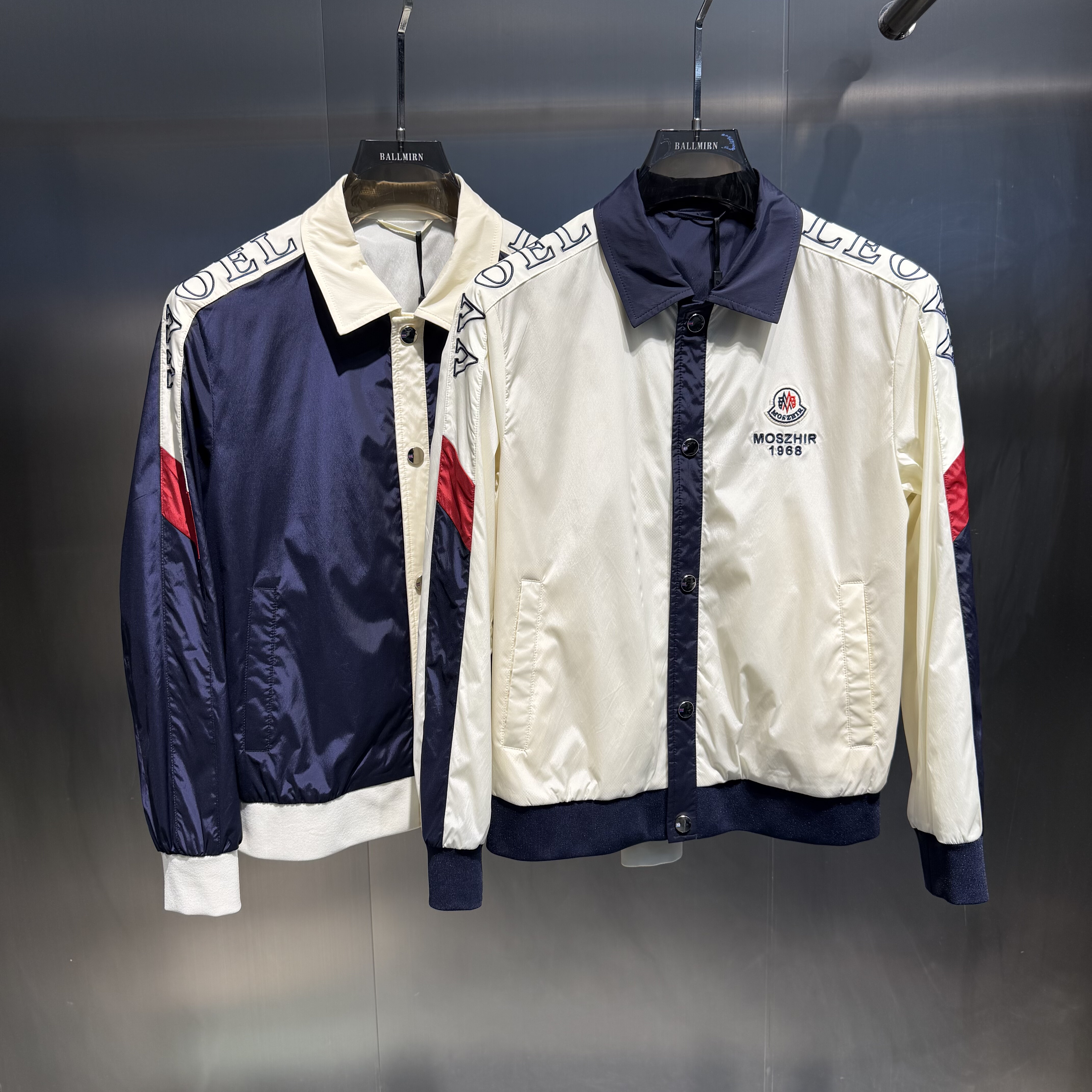 2026春季新款欧货潮牌时尚翻领羽绒服男修身百搭休闲外套男装上衣