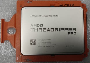 AMD 64核 工作站 cpu  支持pcie 4.0 8通道 线程撕裂者PRO 5995WX