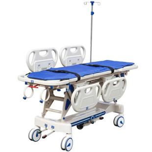 苑丘手术转运车折叠式护栏抢救床多功能ABS手术转运车医院伤者转