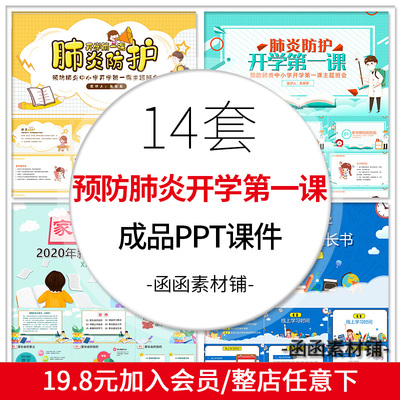 553预防新型肺炎开学第一课PPT停课不停学疫情班会成品课件ppt