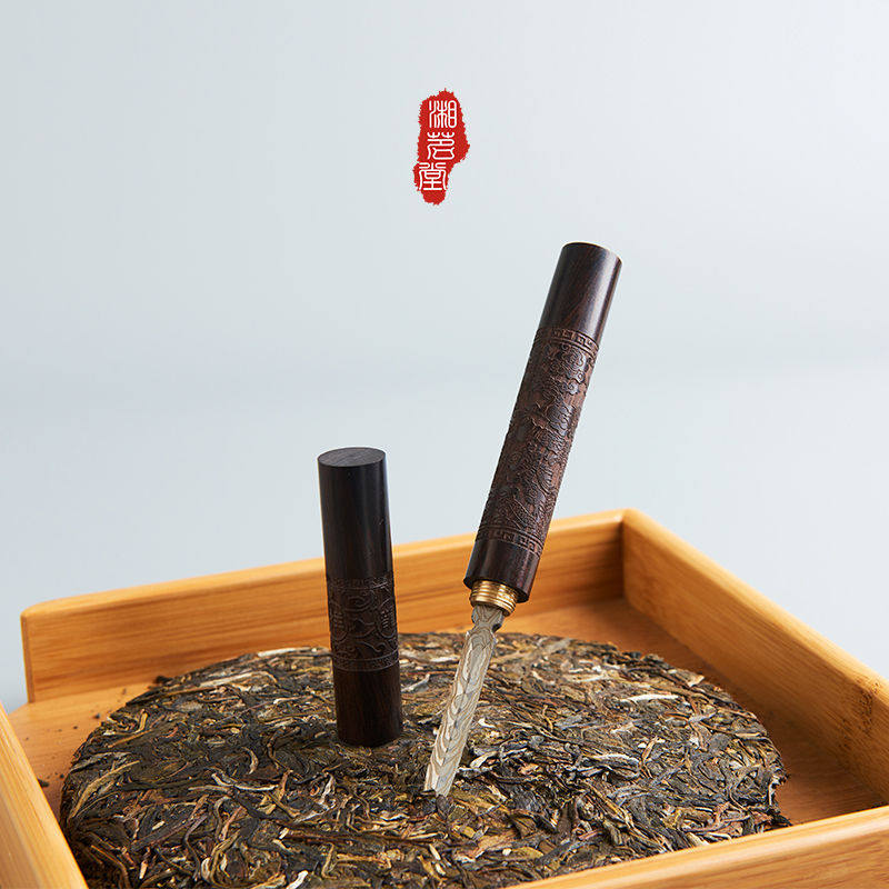 440C Damascus Pattern steel Tea knife Tea needle Tea Cone Stainless steel Pu 'er Tea dark tea Tea knife tea set partsin the Tableware , Tea set , Tea/With zero  category - from Buy2taobao.com to provide professional Taobao agent buy service