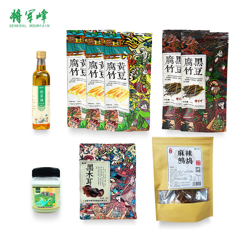 广西将军峰山茶油蜂蜜菌菇干货鹧鸪干调味组合