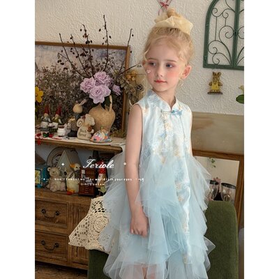 FLL·26夏~法式刺绣纱裙54318