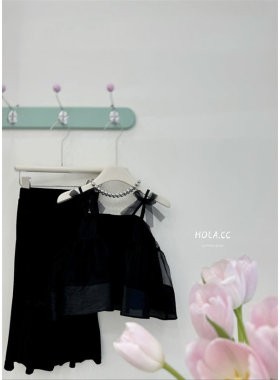HOLA.CC·26夏~蝴蝶结吊带娃娃衫6869