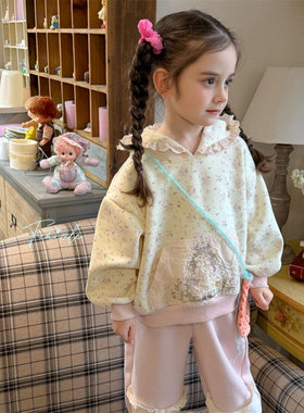 FLL·26春~刺绣碎花卫衣54050