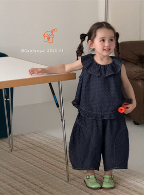 CFZ·26夏~点子牛仔两件套26135