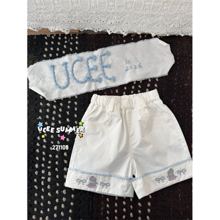 釉兮·26夏 271105 蝴蝶结小象短裤