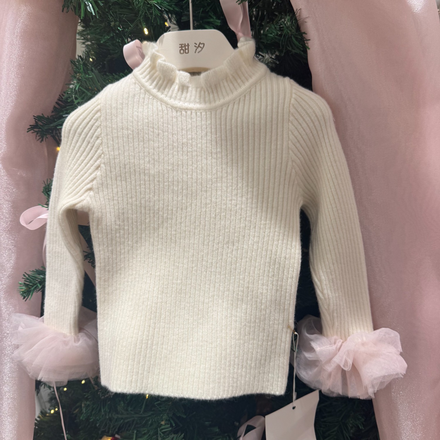 甜汐·25冬~纱纱袖口毛衣865071