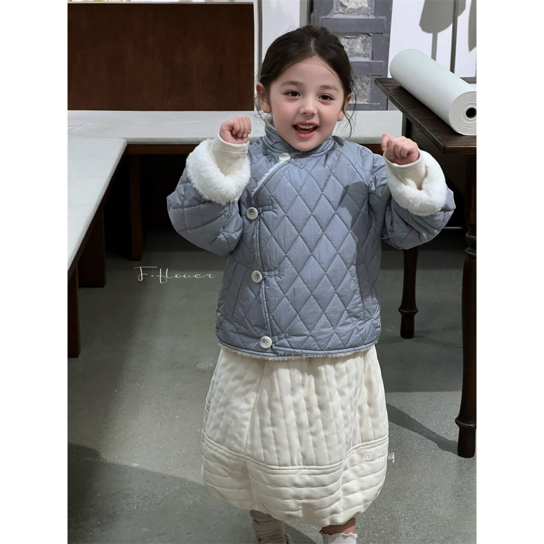 HJ·25冬~菱形格绗棉外套765268