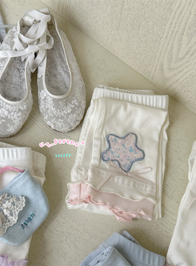 7Seven·26春~刺绣星星打底裤9490