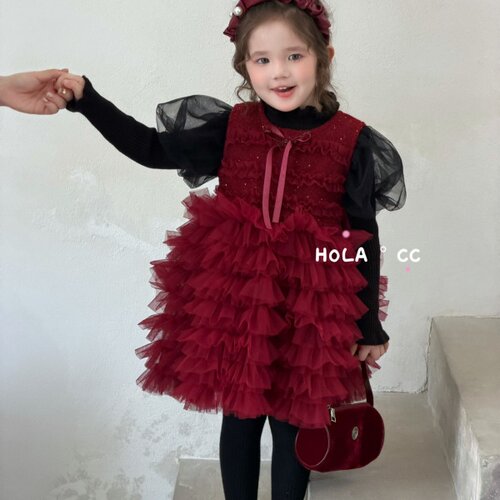 HOLA.CC·26冬~蝴蝶结蛋糕裙26258