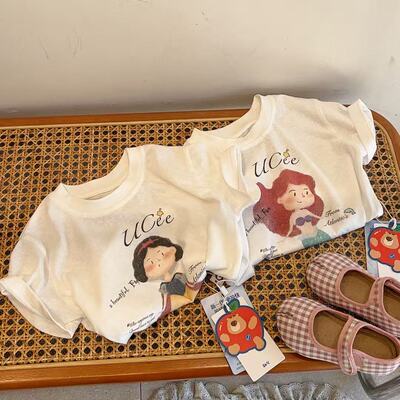 釉兮·26夏~组合ZH046   2225T恤白雪公主，美人鱼，艾莎公主