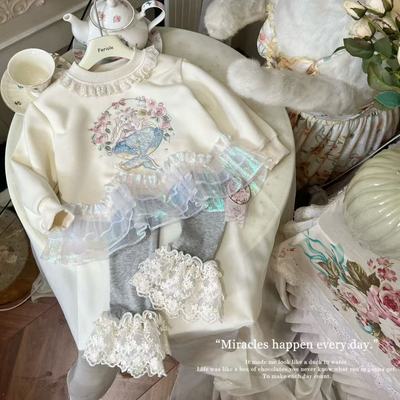 FLL·26春~花边脚口打底裤54236