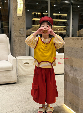 Aoo·26春~背心条纹两件套26x61115