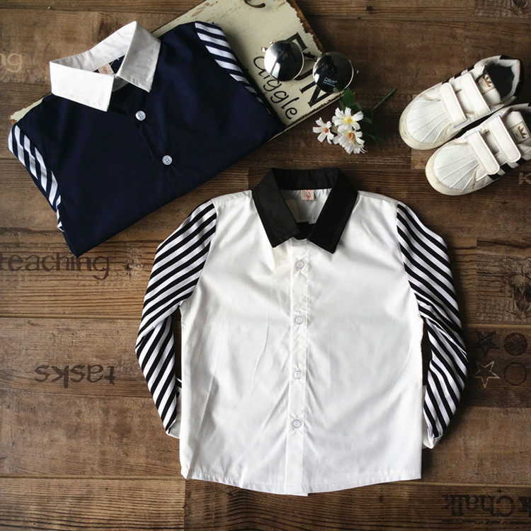 Chemise garcon à manche longue - Ref 2074782 Image 1