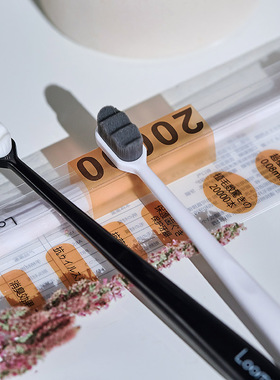 云朵一般的柔软日本纳米级情侣loomen微纳米万毛软毛超细超软牙刷