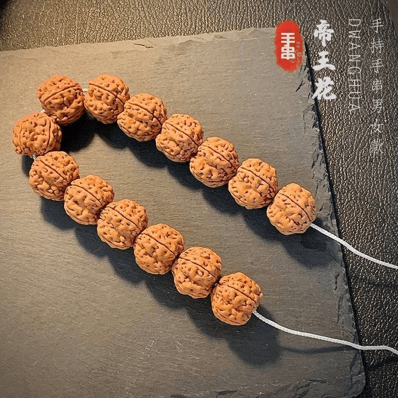 老树帝王花小金刚手串五星龙爪花王双龙纹梅花桩小金刚菩提子单圈图片