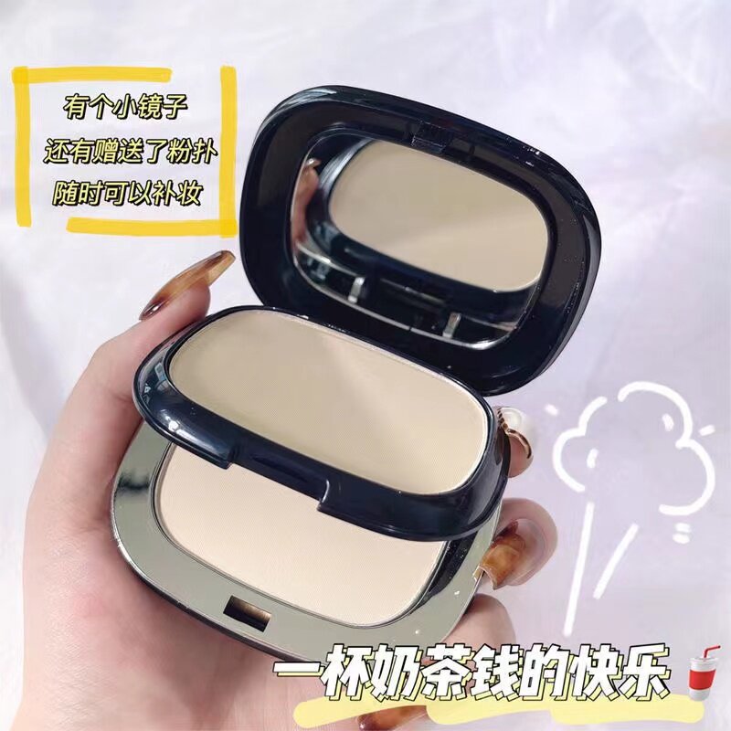 国货彩妆雅邦无暇感光幼滑双层粉饼干湿两用遮瑕保湿控油粉底定妆