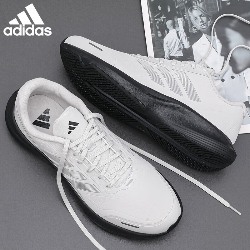 adidas阿迪达斯男女减震软底休闲鞋跑步鞋轻便透气运动鞋KI1183