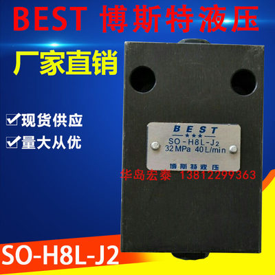 BEST SO-H8L-J2 博斯特液压 锁用于油缸保压平衡工程机械支腿油缸