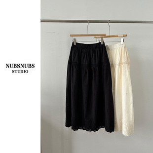 3.31大林自制 “绣花裙”100棉布 松紧腰