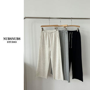 三色卫裤 毛圈松紧腰抽绳款 80棉 3.8大林自制