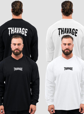 THAVAGE长袖男女宽松透气