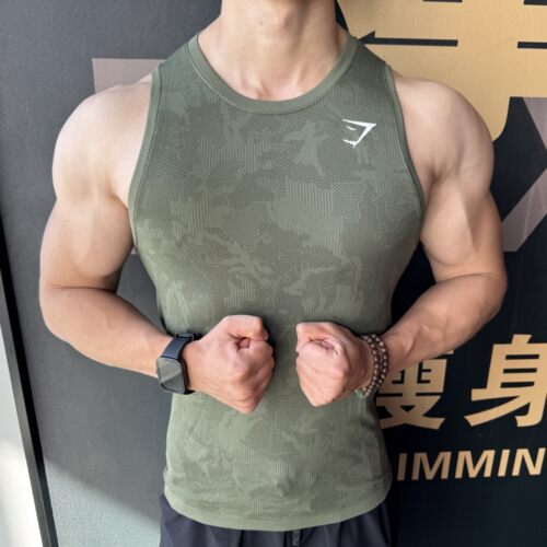 GYMSHARK鲨鱼修身无缝修身背心